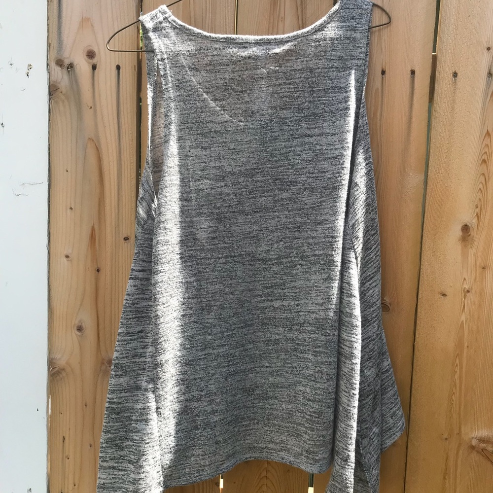 Gray Charming Charlie Flowy Tank - Picture 3 of 3